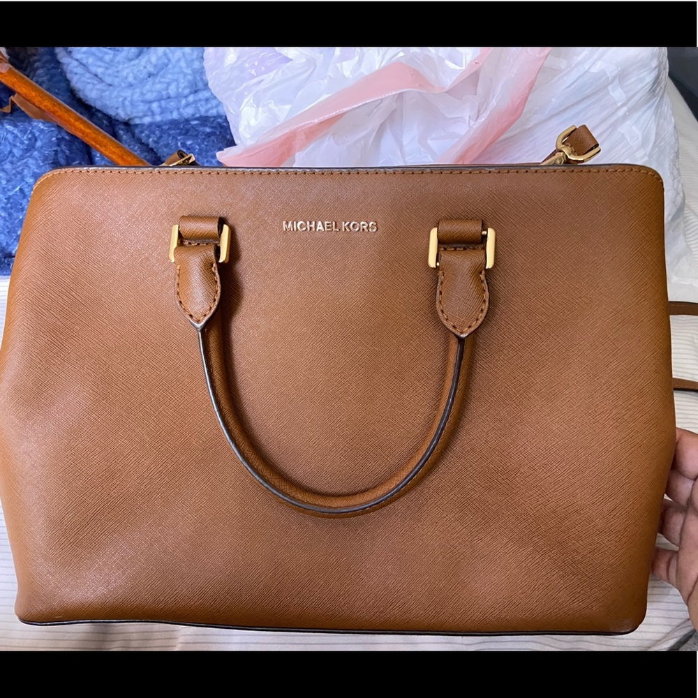 Michael Kors Camille Satchel Purse LARGE